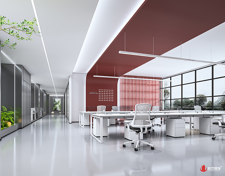 辦公區裝修設計效果